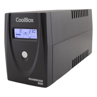 UPS CoolBox GUARDIAN3 LCD 800VA 480W 2 SCHUKOS + SOFTWARE