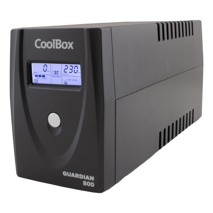 UPS CoolBox GUARDIAN3 LCD 800VA 480W 2 SCHUKOS + SOFTWARE