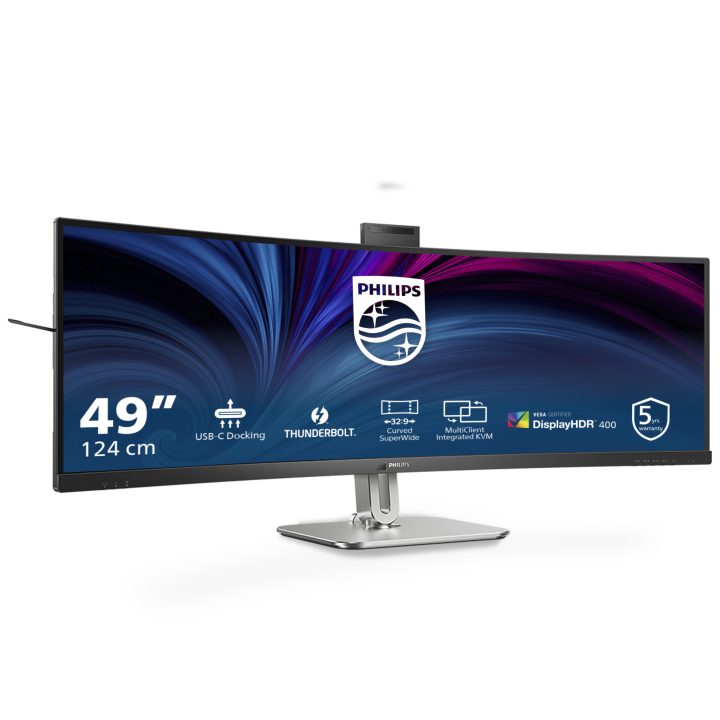 Philips 49B2U6903CH/00 PC Monitor 48.8" 5120 x 1440 Pixels Dual QHD…
