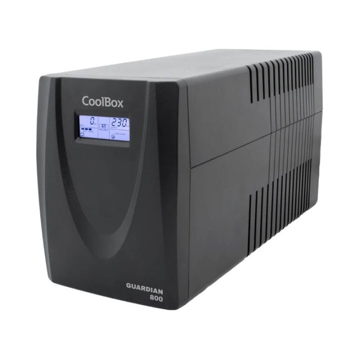 CoolBox SAI GUARDIAN3 LCD 800VA 480W 2 SCHUKOS + SOFTWARE