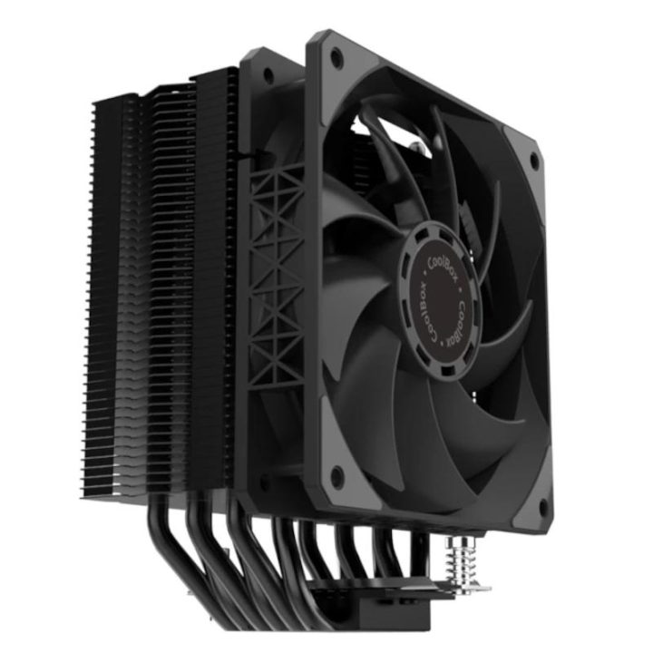 CoolBox CPU Cooler H6 Black