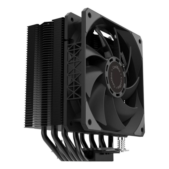 CoolBox CPU Cooler H6 Black