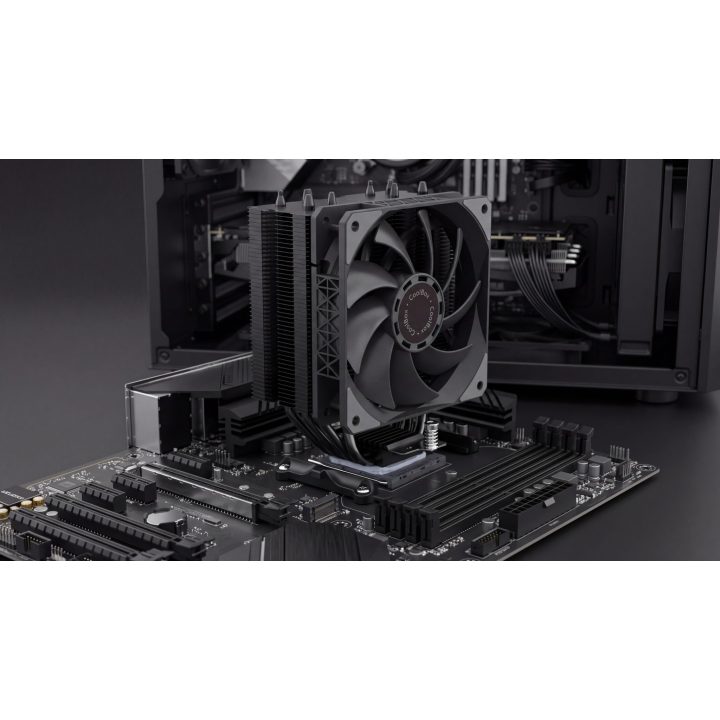CoolBox CPU Cooler H6 Black