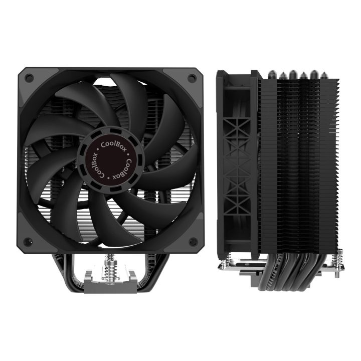 CoolBox CPU Cooler H6 Black