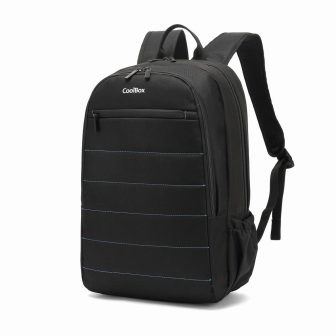 CoolBox 15.6" BLACK WATERPROOF LAPTOP BACKPACK