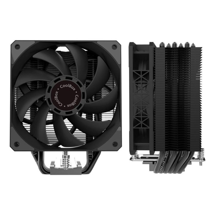 CoolBox CPU Cooler H6 Black