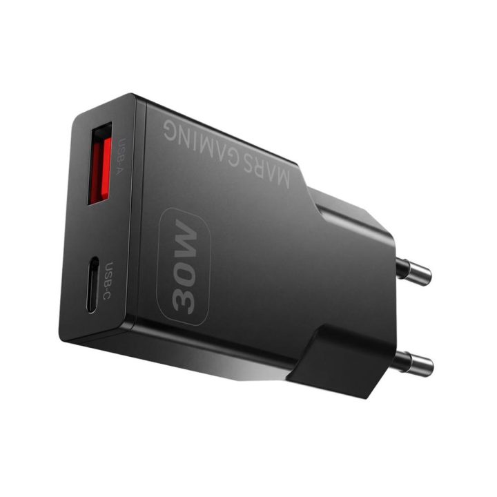 Mars Gaming MDGAN30 Mobile Device Charger Black