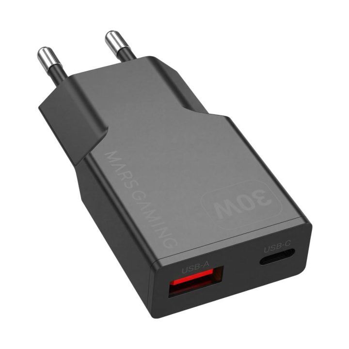Mars Gaming MDGAN30 Mobile Device Charger Black