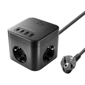 Mars Gaming MDCUBE35 carregador de telemóvel Preto