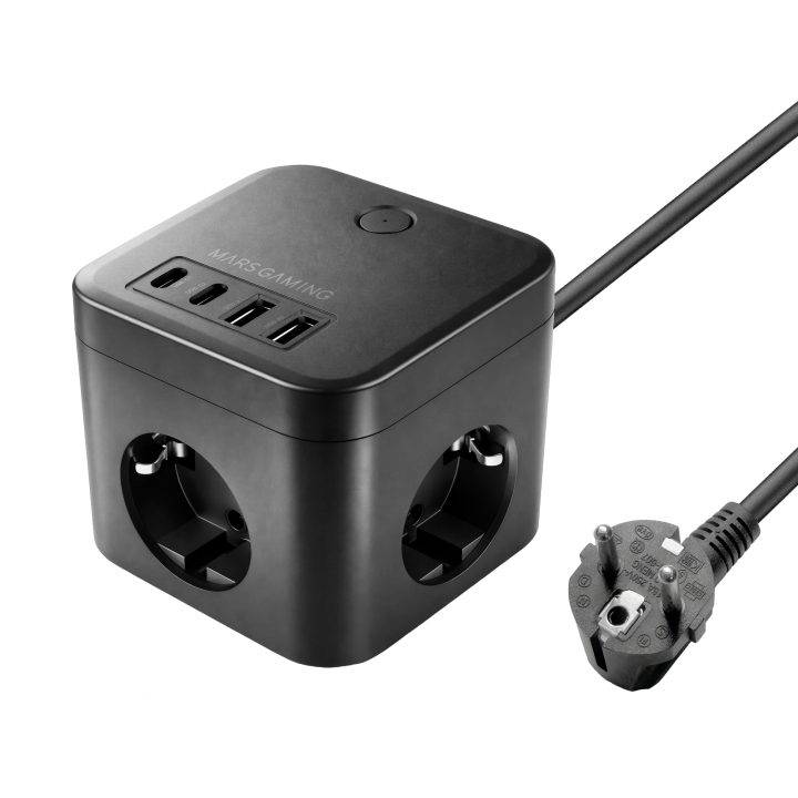 Mars Gaming MDCUBE35 Mobile Device Charger Black