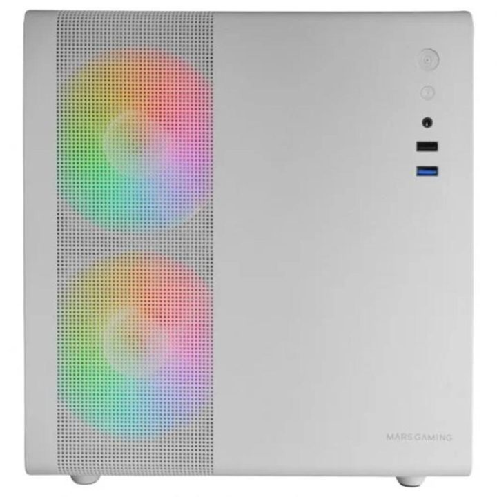 Mars Gaming MC-400, Compact Micro-ATX Gaming Case, Full Tempered…