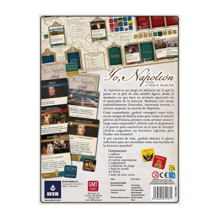 Devir Jogo de mesa Eu - Napoleão (BGNAPOES)