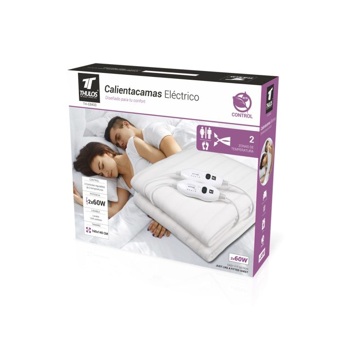 Thulos Electric Blanket 160x140 cm Washable 120W (TH-EB400)