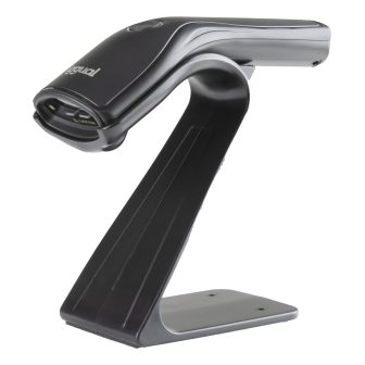 iggual Leitor de códigos de barras 2D USB com suporte de botão