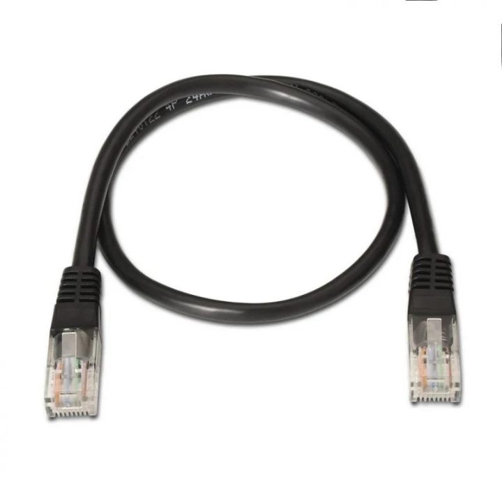 AISENS A135-0258 Cat6 U/UTP (UTP) Network Cable Black 1 m