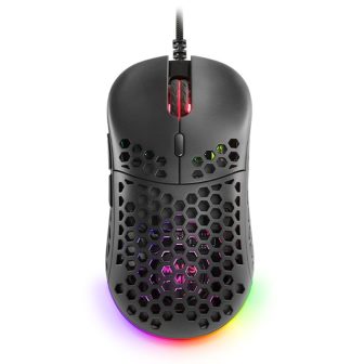 Mars Gaming MM55 Black, RGB Chroma Gaming Mouse, Ultra-lightweight…