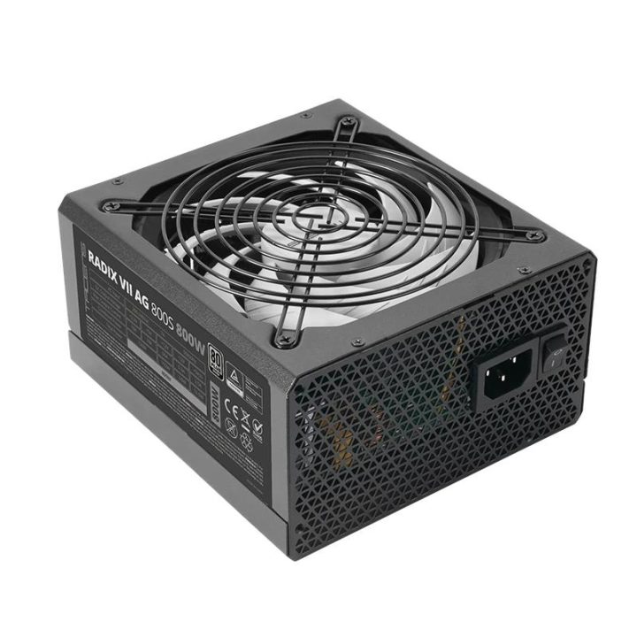 Tacens RADIX VII AG 800S, Fonte de Alimentação PC ATX 800W, 10 Anos…