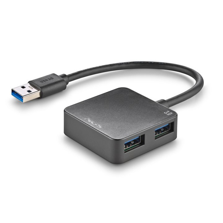NGS IHUB 3.0 TINY USB 3.2 Gen 1 (3.1 Gen 1) Type-A 5000 Mbit/s Black