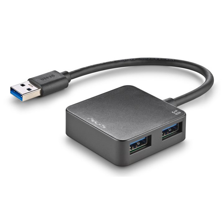 NGS IHUB 3.0 TINY USB 3.2 Gen 1 (3.1 Gen 1) Type-A 5000 Mbit/s Negro