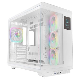 Mars Gaming MCREVPROW White Midi Tower PC Case