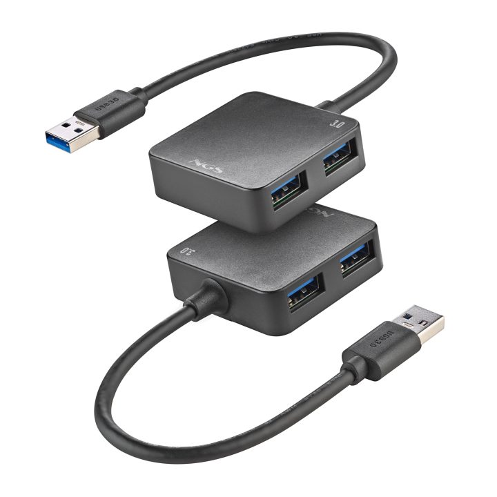 NGS IHUB 3.0 TINY USB 3.2 Gen 1 (3.1 Gen 1) Type-A 5000 Mbit/s Preto