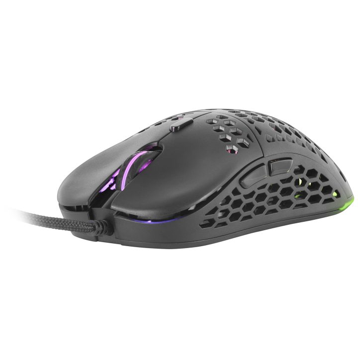 Mars Gaming MM55 Negro, Ratón Gaming RGB Chroma, Ultra-ligero 55g…