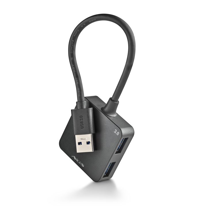 NGS IHUB 3.0 TINY USB 3.2 Gen 1 (3.1 Gen 1) Type-A 5000 Mbit/s Black