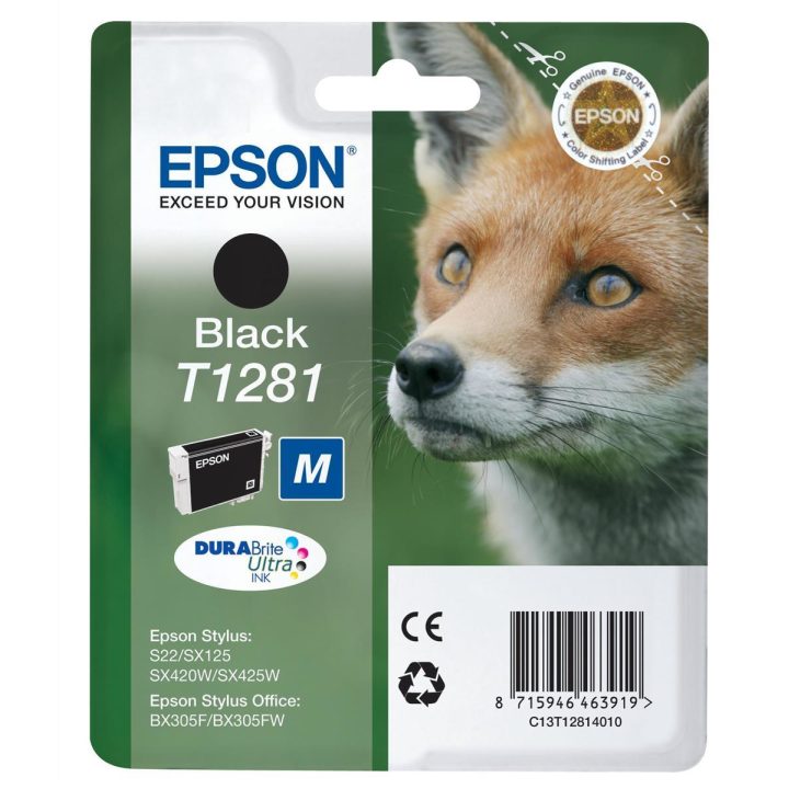 Epson Fox T1281 Black Ink Cartridge