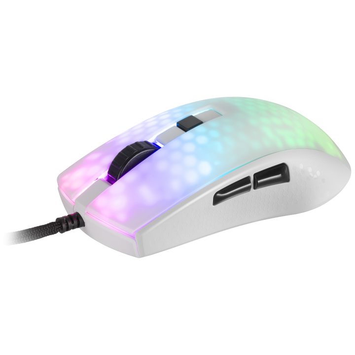 Mars Gaming MMRW, Rato Gaming RGB Chroma, Estrutura Translúcida…