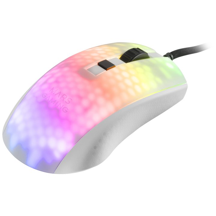 Mars Gaming MMRW, RGB Chroma Gaming Mouse, Ultra-Light Translucent…