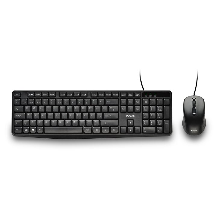 NGS COCOA KIT V2 teclado Ratón incluido Universal USB QWERTY Español…