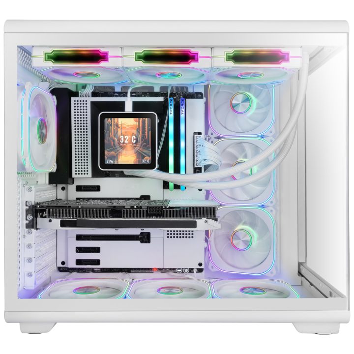 Mars Gaming MCREVPROW caixa de computador Midi Tower Branca