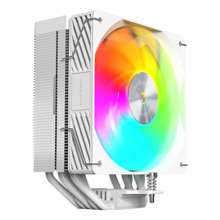 Mars Gaming MCPUX5ARGBW PC Cooling System CPU Air Cooler 12 cm White…