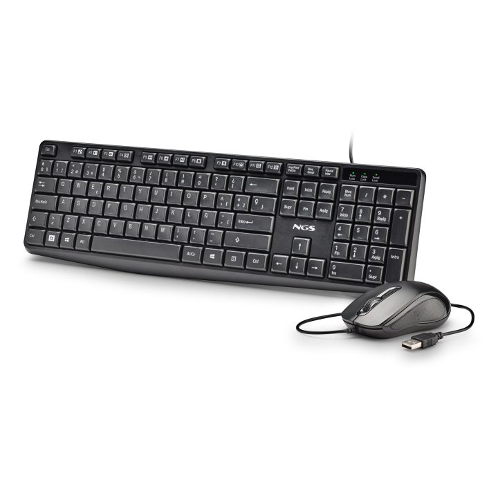 NGS COCOA KIT V2 Keyboard Mouse Included Universal USB QWERTY Spanish…