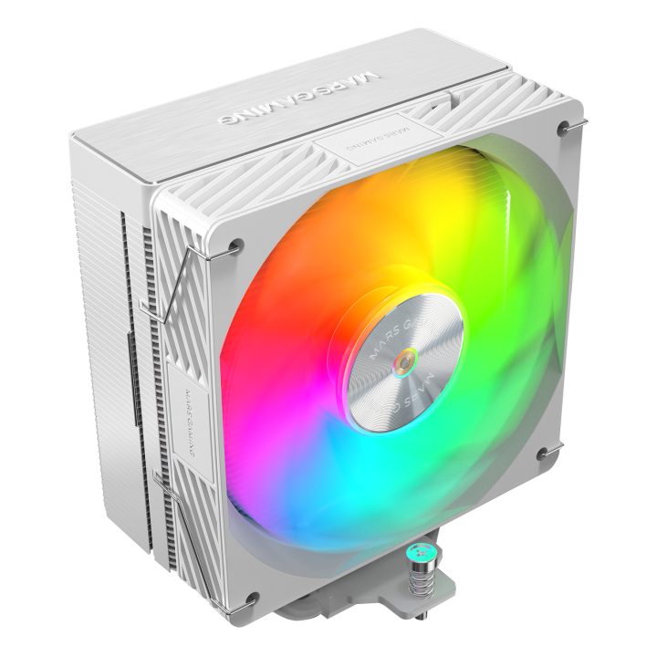 Mars Gaming MCPUX5ARGBW PC Cooling System CPU Air Cooler 12 cm White…
