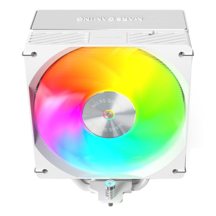 Mars Gaming MCPUX5ARGBW PC Cooling System CPU Air Cooler 12 cm White…
