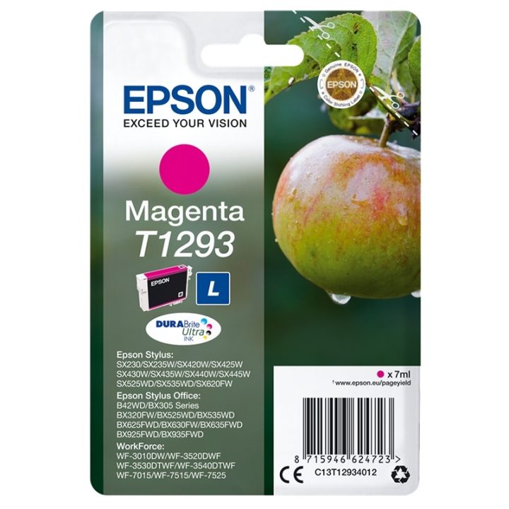 Epson Apple Magenta Ink T1293 DURABrite Ultra Apple