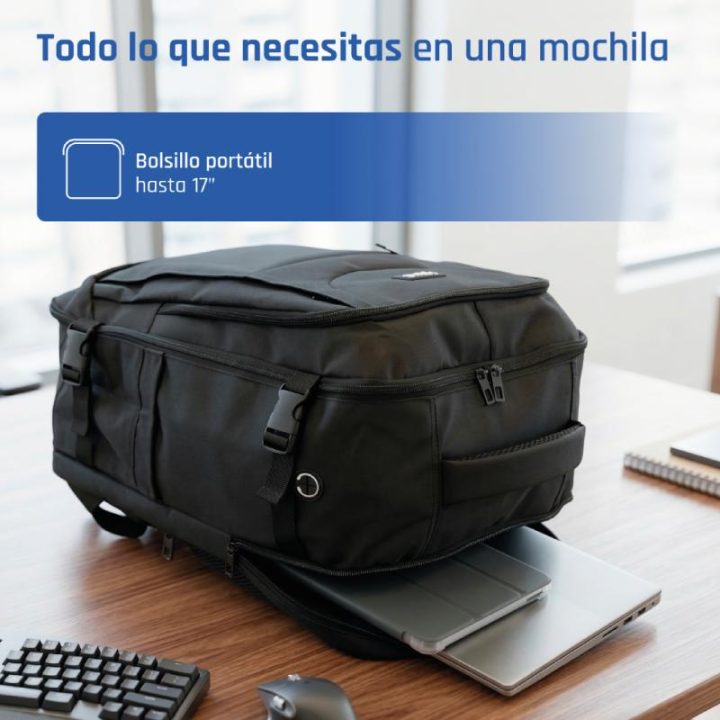 iggual Mochila para portátil 15,6"-17" Voyage Pro Tech