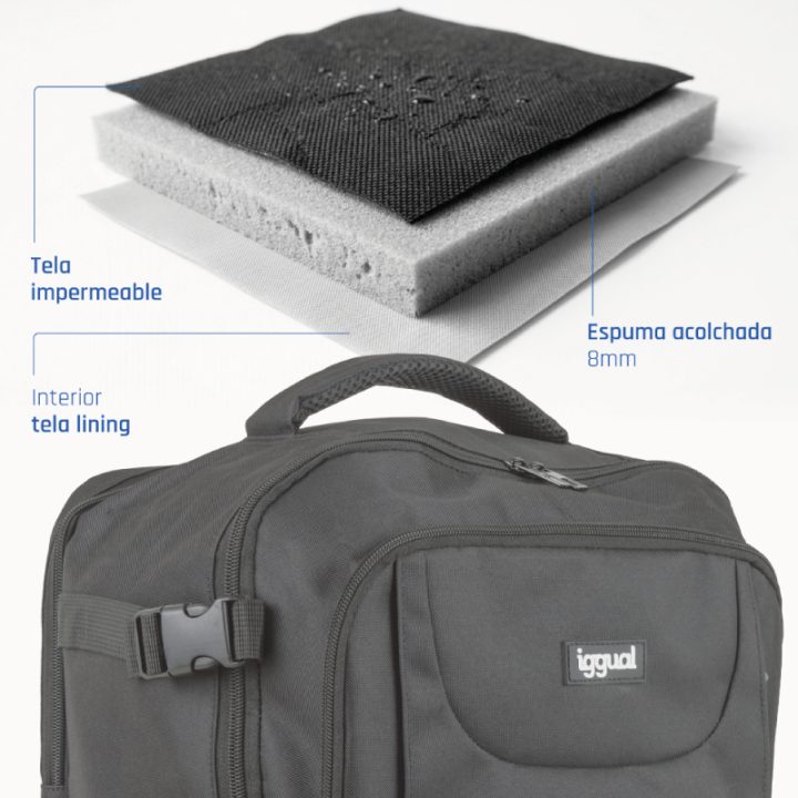 iggual Mochila para portátil 15,6"-17" Voyage Pro Tech