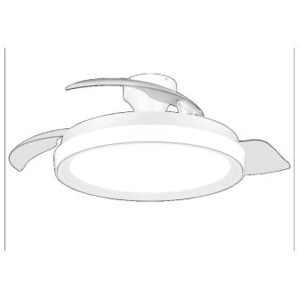Philips Plafond com Ventilador Bliss