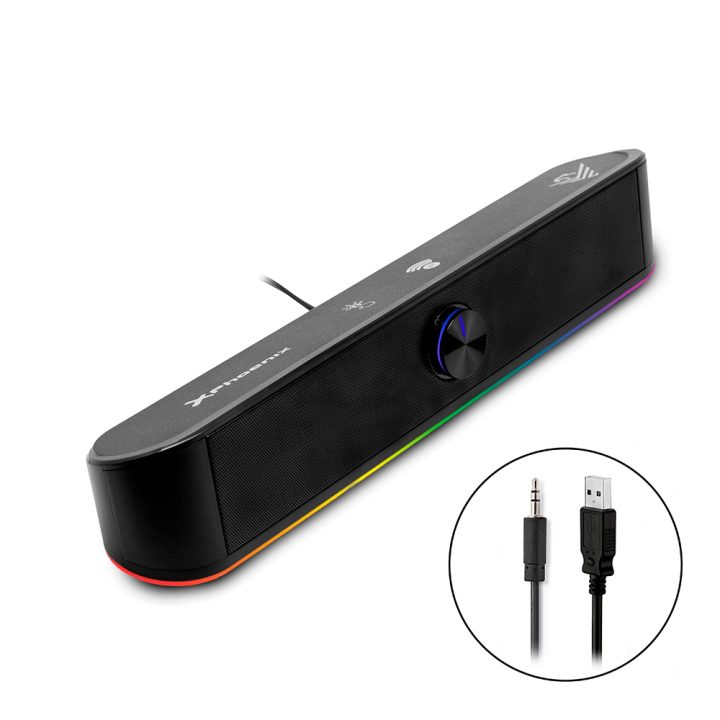 Phoenix technologies Phoenix ohmios barra de som RGB 6W rms BT -…