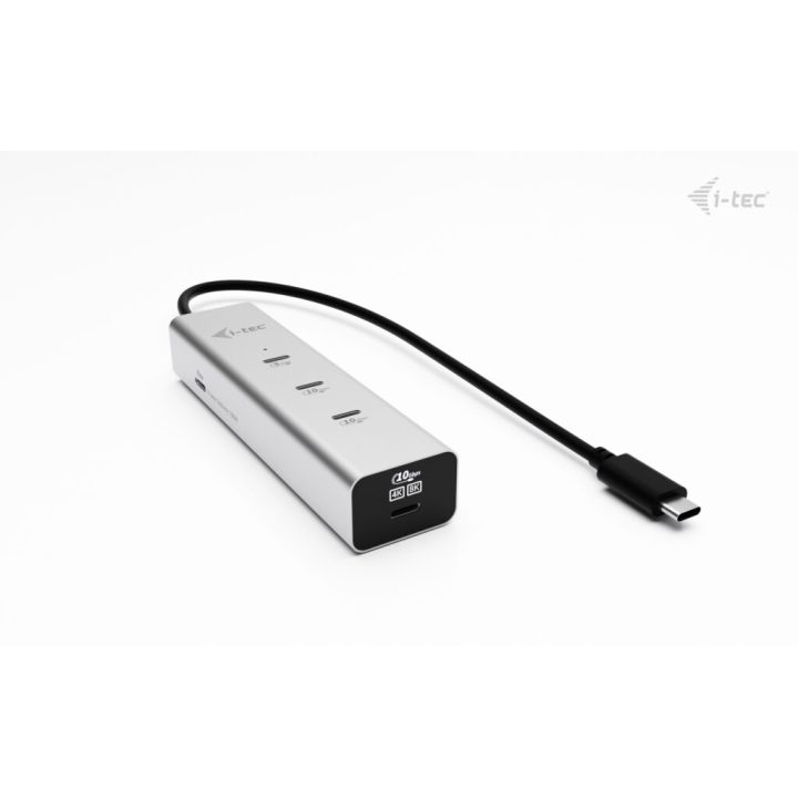 i-tec Metal USB-C Charging HUB 5port with USB-C video 8K + Power…