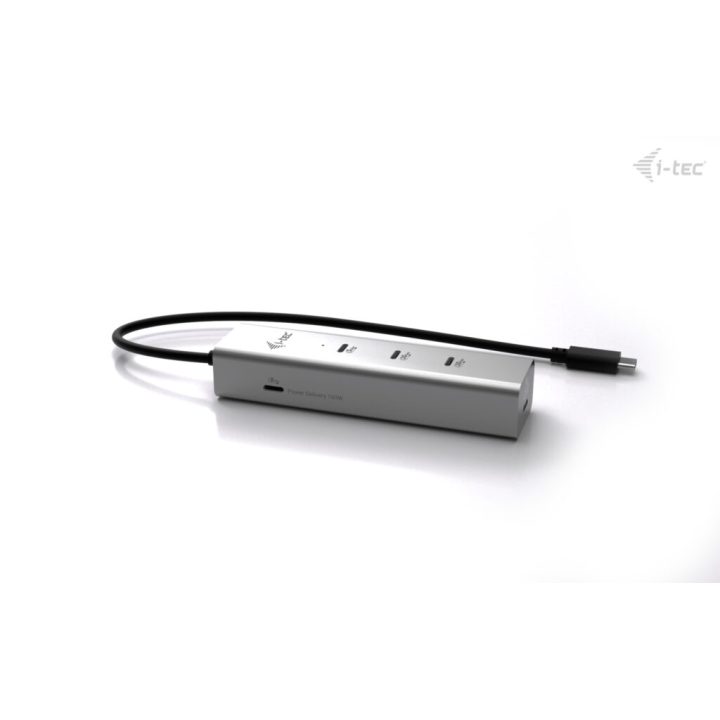 i-tec Metal USB-C Charging HUB 5port with USB-C video 8K + Power…