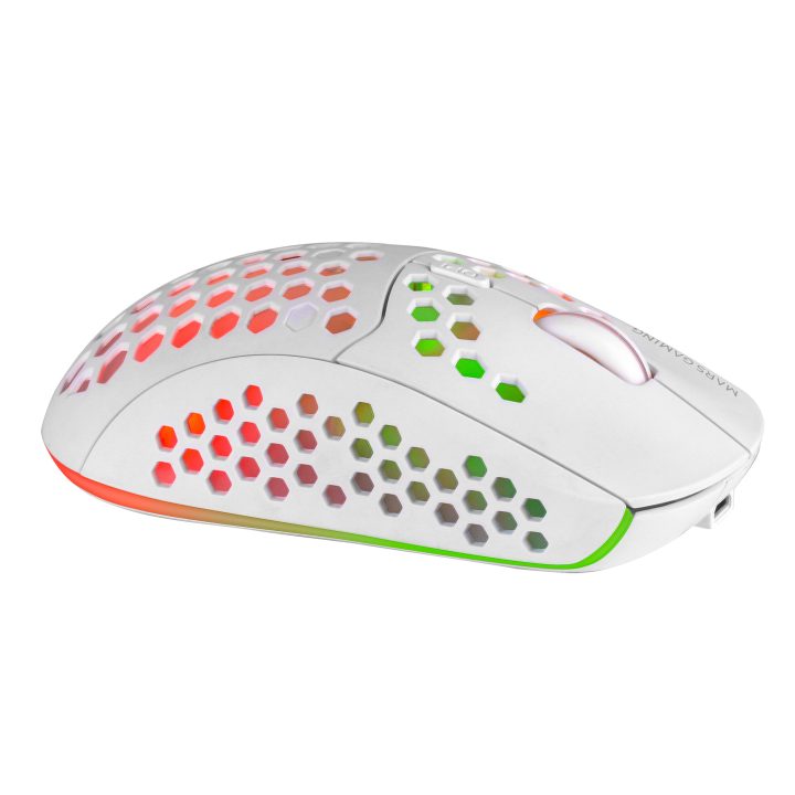 Mars Gaming MMW3W, Ratón Gaming Inalámbrico, RGB Flow, Ultraligero 79…