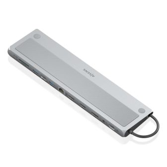 AISENS USB-C Dock 12 en 1, USB-C a 2xHDMI, 1xDisplayPort, 1xRJ45…