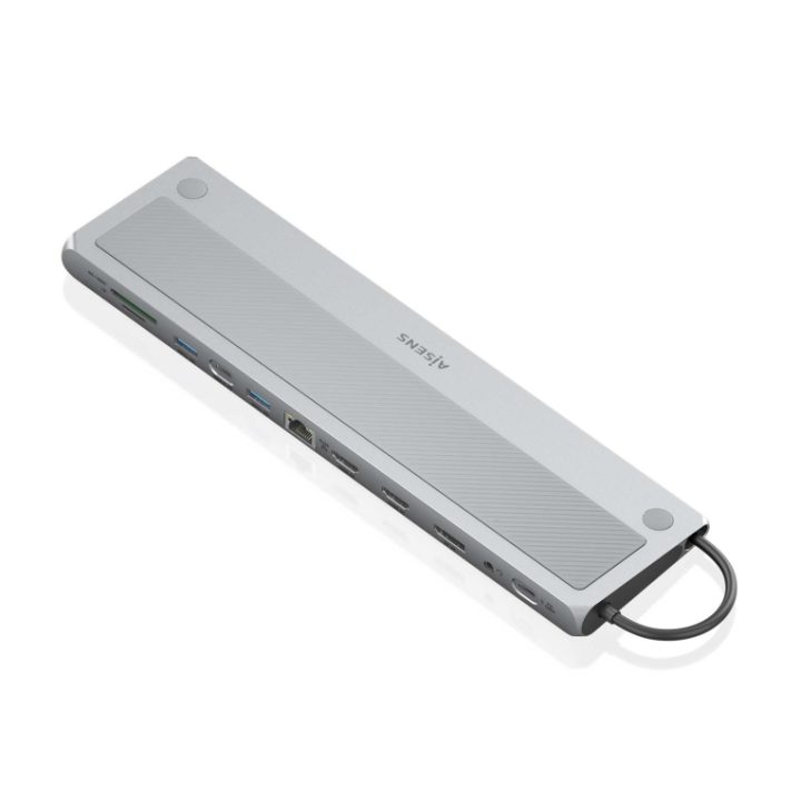 AISENS USB-C Dock 12-in-1, USB-C to 2xHDMI, 1xDisplayPort, 1xRJ45…