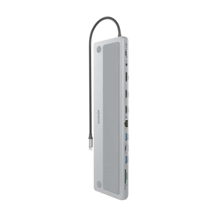 AISENS USB-C Dock 12 em 1, USB-C para 2xHDMI, 1xDisplayPort, 1xRJ45…