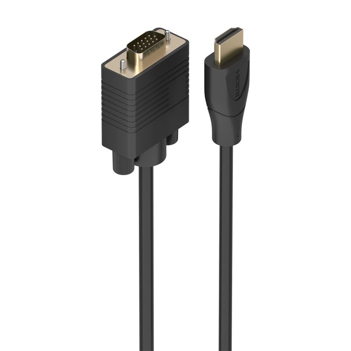 AISENS HDMI to SVGA Converter Cable, HDMI A/M-SVGA/M, Black, 2.0m