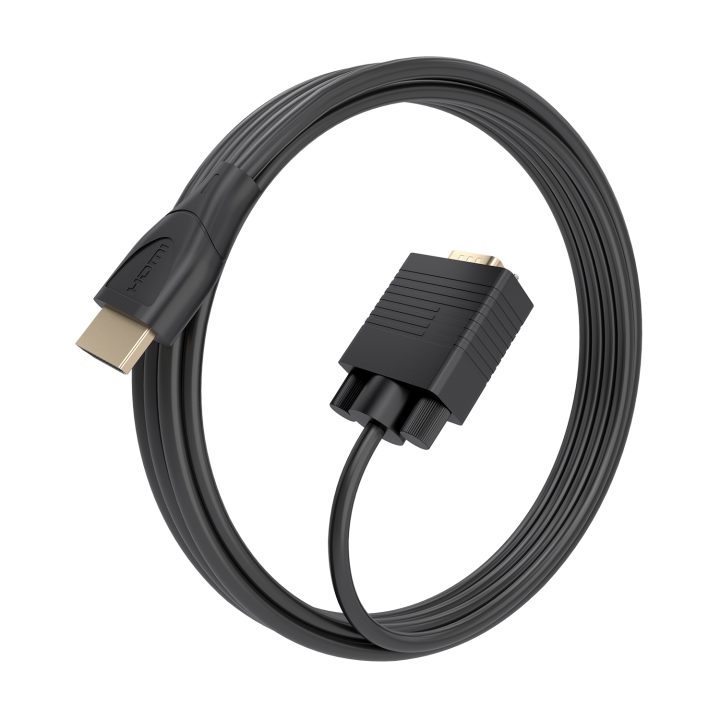 AISENS Cable Conversor HDMI a SVGA, HDMI A/M-SVGA/M, Negro, 2.0m