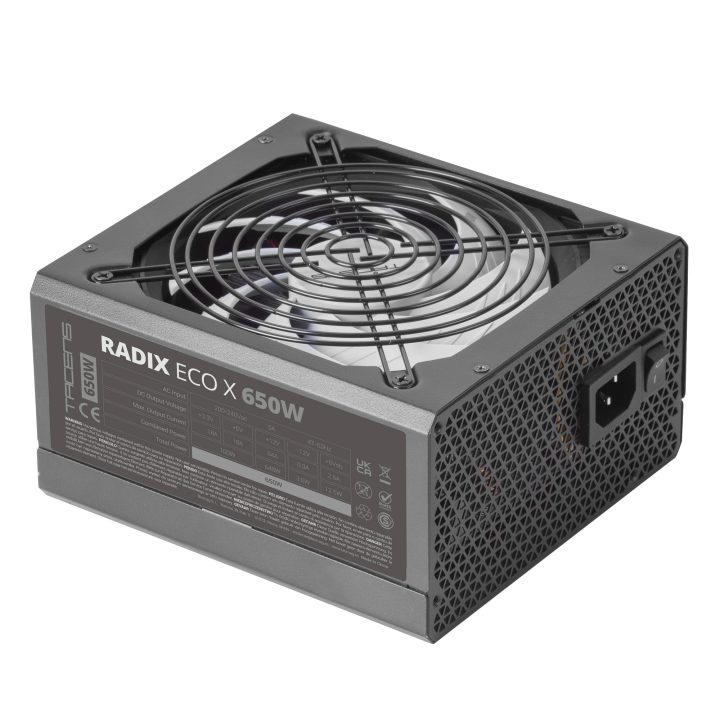 Tacens RADIX ECO X 650, Fonte de Alimentação PC ATX 650W, 6 Anos de…